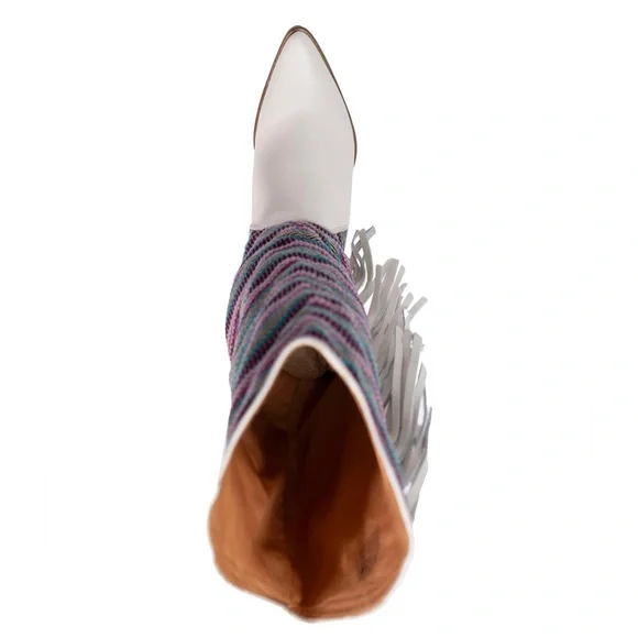 Rainbow Fringe Western Boots NWT - Picture 4 of 5